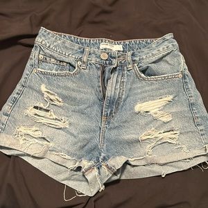 Jean shorts from garage